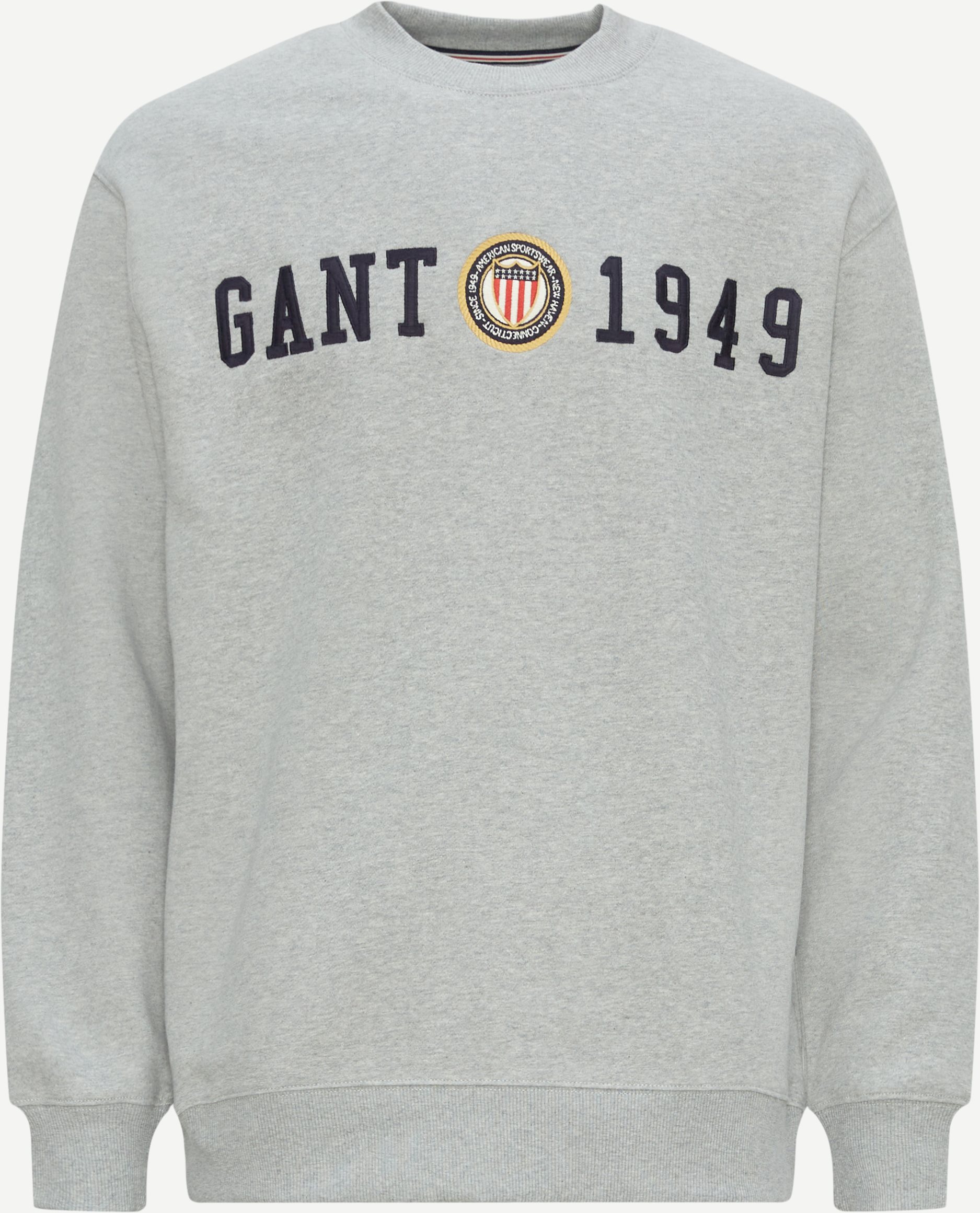 Gant Sweatshirts CREST C-NECK 2006068 Grå